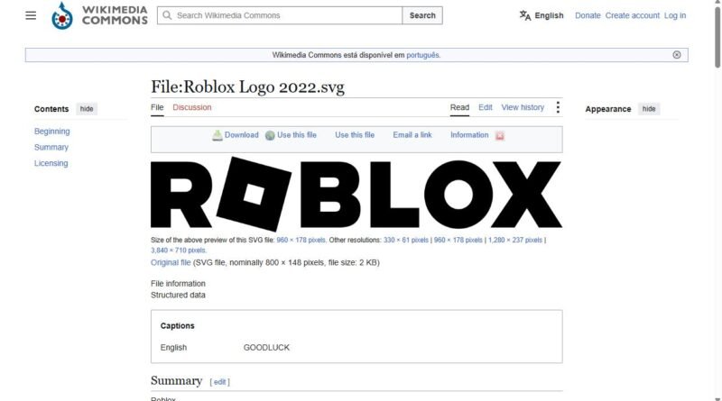 Logotipo da plataforma de jogos Roblox